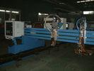 Blue , Yellow CNC Gantry Flame Plasma Cutting Machine / Cutter With Electrical / Mechanical System