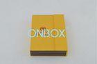 Book shape coin display boxes with magnetic closure , hot stamping logo