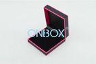 Leatherette paper armoire jewelry boxes for women , small packaging box for gift