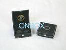 Cardboard and leather commemorative coin display box for coins storage and packaging
