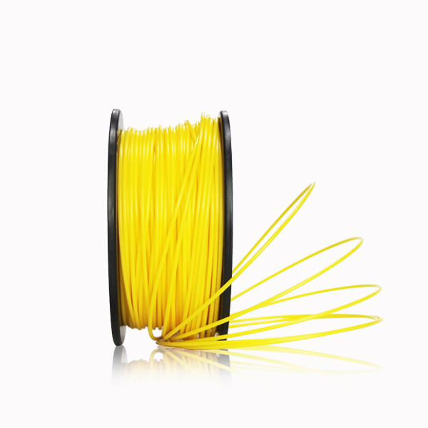 Grade A PLA 3D Printer Filament / Yellow 1.75mm PLA Filament