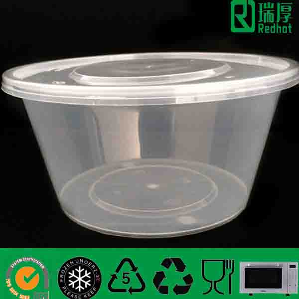 Clear Microwave Safe Plastic Storage Box (800ml)