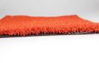 Red Monofilament Landscaping Artificial Grass For Indoor Decoration 5/32& quot; Gauge Dtex2200