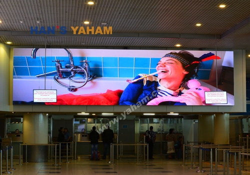 P3.9mm indoor LED display screen RT 3.9 for Russia airport