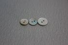 White Universal Dress shirts Shell Custom Clothing Buttons 2 hole for men / women