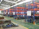 Steel Heavy Duty Pallet Racking system , Blue / Orange selective pallet rack