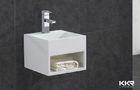 small white wall mounted Solid Surface Basin / Bathroom Wash Sink OEM