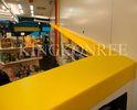 Yellow Eased Edge Resteraunt Artificial Quartz Solid Surface Countertop 30mm Thickness