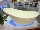 Free Standing Pure Acrylic Composite Stone Resin Bath Tub Solid Surface Bathtub