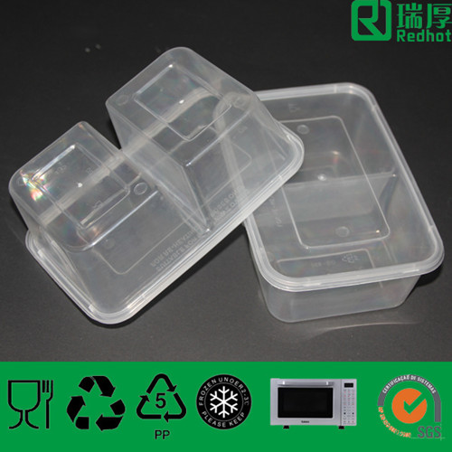 Biodegradable Plastic Lunch Box Can Take out 850ml