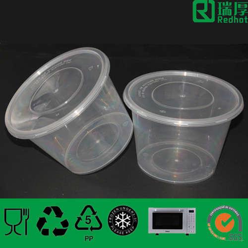 Microwave Safe&Eco-Friendly Clear Plastic Food Container 2000ml