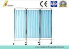 1500*1870mm Medical Stainless Steel Hospital Privacy Screens With Swivel Caster (ALS-WS09)