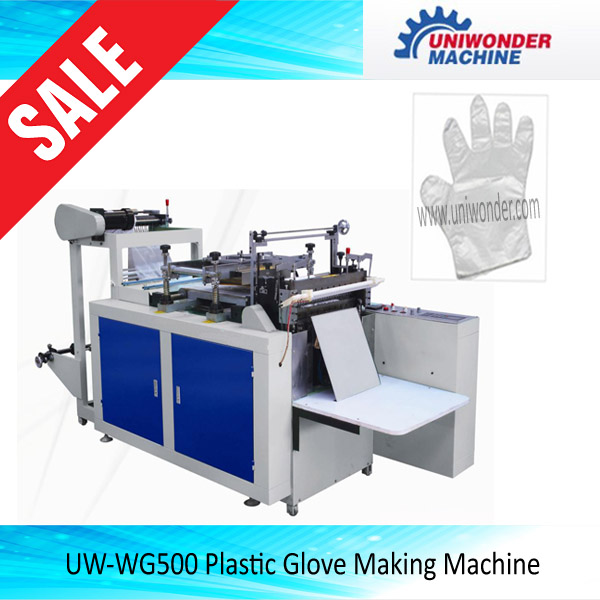 plastic glove making machine