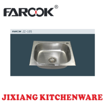 single bowl stainless steel kitchen sink