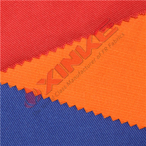 7oz twill cotton nylon Flame retardant fabric welding used 