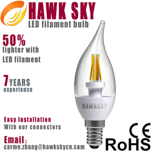 Super Bright LED with New Chip Technology led filament bulb distributor 