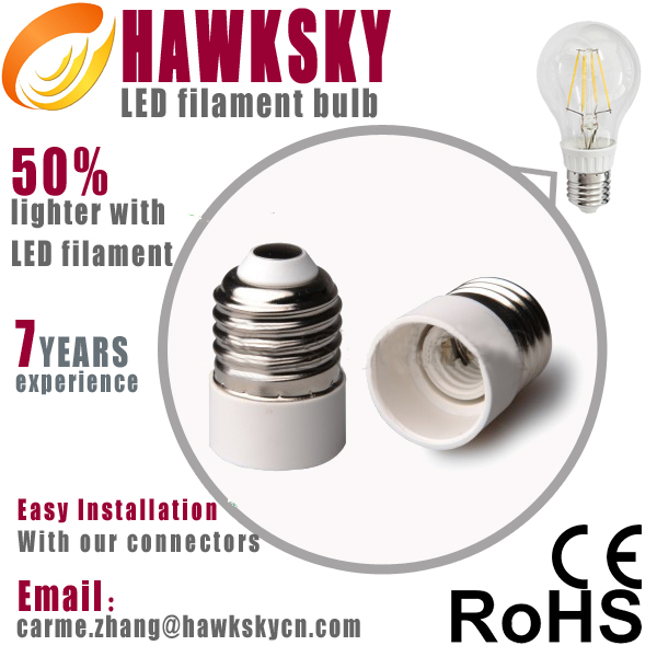 High power warm white 360 degree led filament bulb seller 