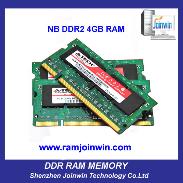 Non ecc unbuffered 512mb*8 8IC 4gb ddr2 800 for laptop