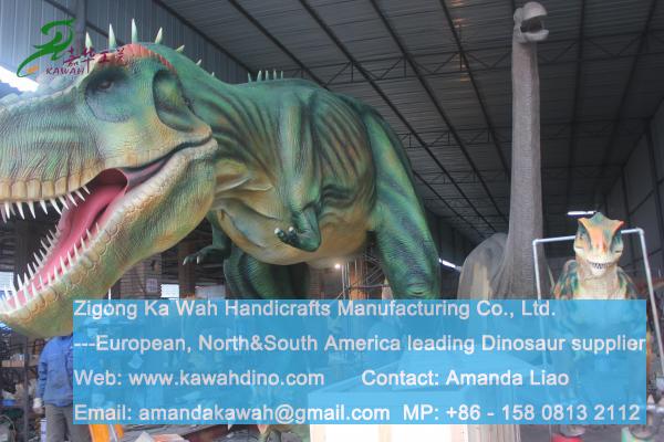 2014 hot sale theme park big T-Rex animatronic dinosaur