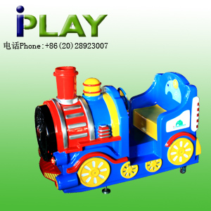 COIN OPERATED BUBBLE TRAIN KIDDIE RIDER MACHINE