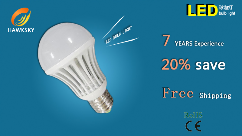 2014 long use 1250 days popular model 3w-12w hight power led bulb factory 