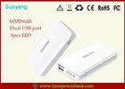 Portable ipad Tablet PC ABS Power Bank 10000mah 5V 1A , Mobile Phone Battery Packs