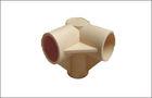 Dia 28mm ABS Plastic Pipe Joints Plastic Tubing Fittings For Lean Pipe System