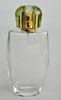 100ML Silkscreen Printing Perfume Spray Bottle with Galvanizing Acrylic Plastic Cap