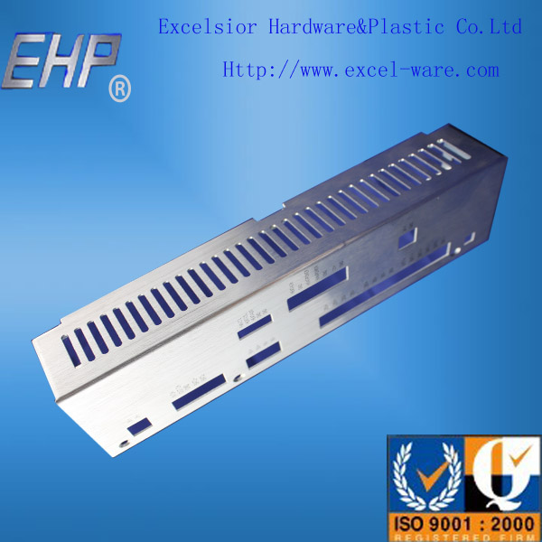 customized sheet metal fabrication with red color