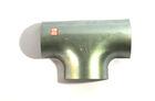 Galvanized pressed construction machinery parts tee halves / custom aluminum machining