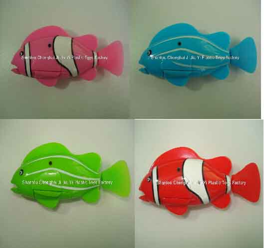 battery control automatic swimming robo fish,Robo Fish - Bath Toy - Clownfish & Sharkfish Robofish clown fish