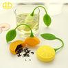 Eco - Friendly Lemon Tea Infuser Yellow Color , 100% Silicone Material