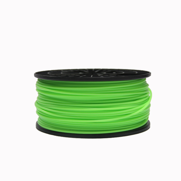Green 3D Plastic 1.75mm ABS Filament Durable For 3D Printing