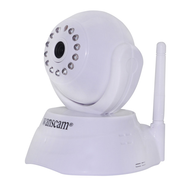 Wanscam Cheapest 300K Pixels Wi-fi P/T P2P IP Camera with Free App