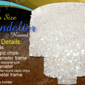 Jumbo Size Capiz Chandelier