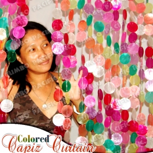 Colorful Capiz Shell Curtain