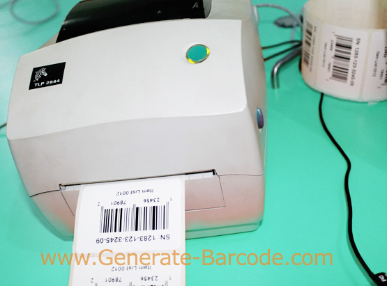 Barcode Label Generator Program