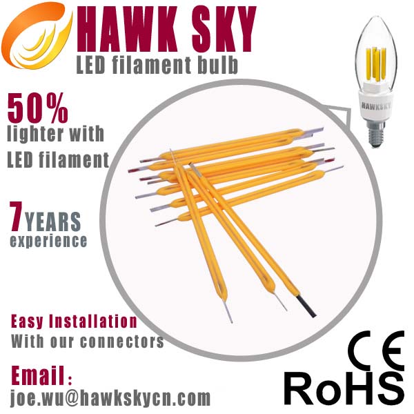 China Factory hot sale classical design led light filament supplier