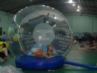OEM PVC Tarpaulin Inflatable Snow Globe for Advertising, Promotion and Exhibition