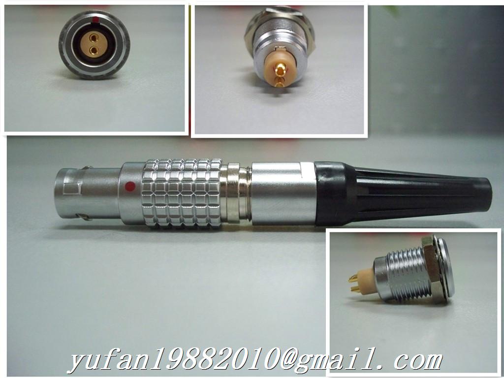 M12 push pull lemo 2 pin connector