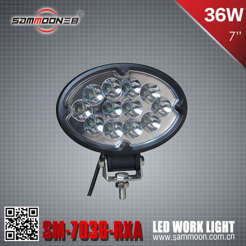 7 Inch 36W LED Work Light_SM-7036-RXA