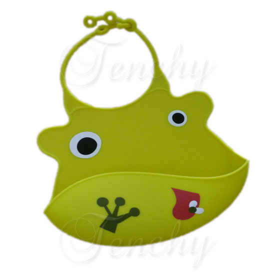 baby bibs made from FDA silicone, soft washable and durable