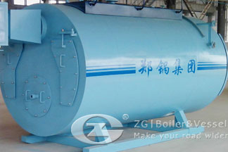 SZS Gas Fired Steam Boiler