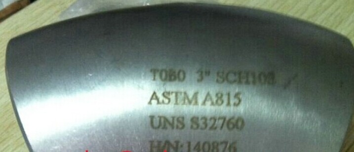 ASTM A815 UNS S32760 90 Degree Elbow ASME B16.9