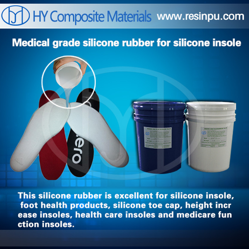 Medical Grade liquid silicone rubber for shoe insoles
