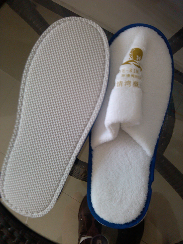 sell amy@hebeichenxiao.com closed toe hotel terry slippers  Non-woven Slipper    Terry Slipper  