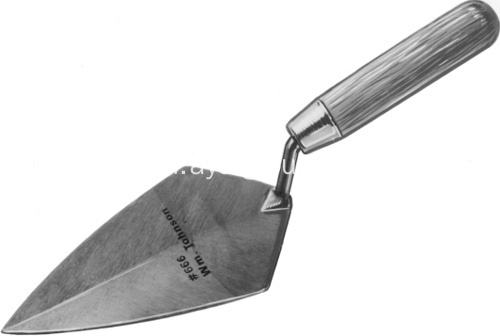 Bricklaying Trowel with Carbon Steel Construction Hand Tools