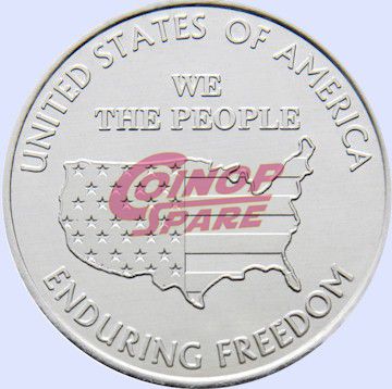 Custom Arcade Game No Cash Vaule Brass Token