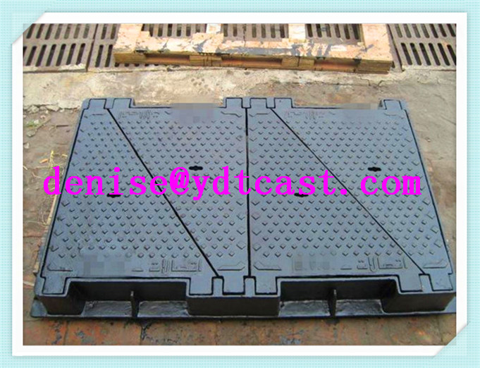 Ductile cast iron etisalat manhole cover 