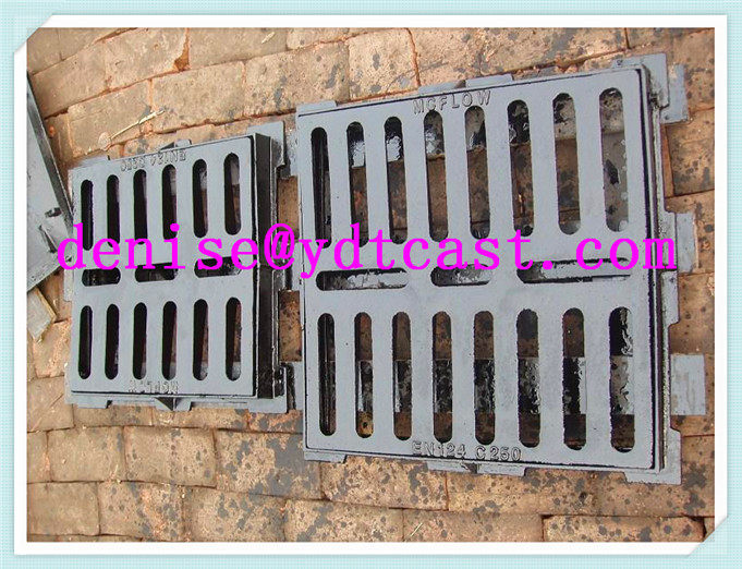 Die cast iron gully grating road grates EN124 D400